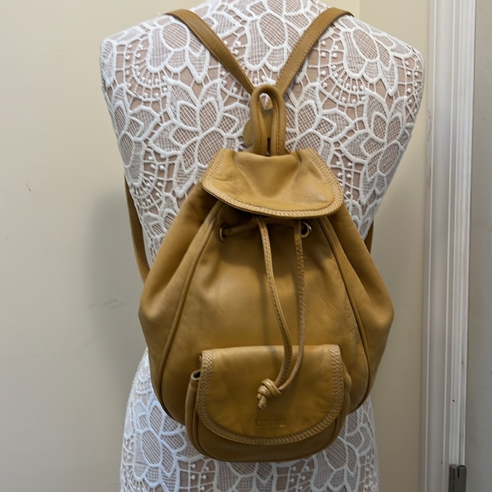 Loewe Yellow Mini Backpack - image 2